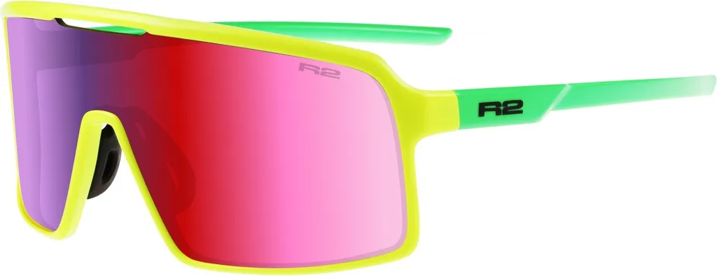 Окуляри R2 WINNER (HD black/red real-full revo) neon yellow, neon green shiny