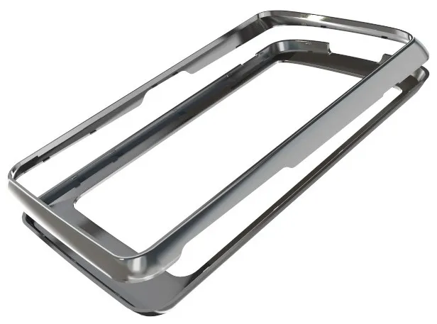 Рамка сменная для велокомпьютера Wahoo Elemnt ACE accessory trim - dark-silver