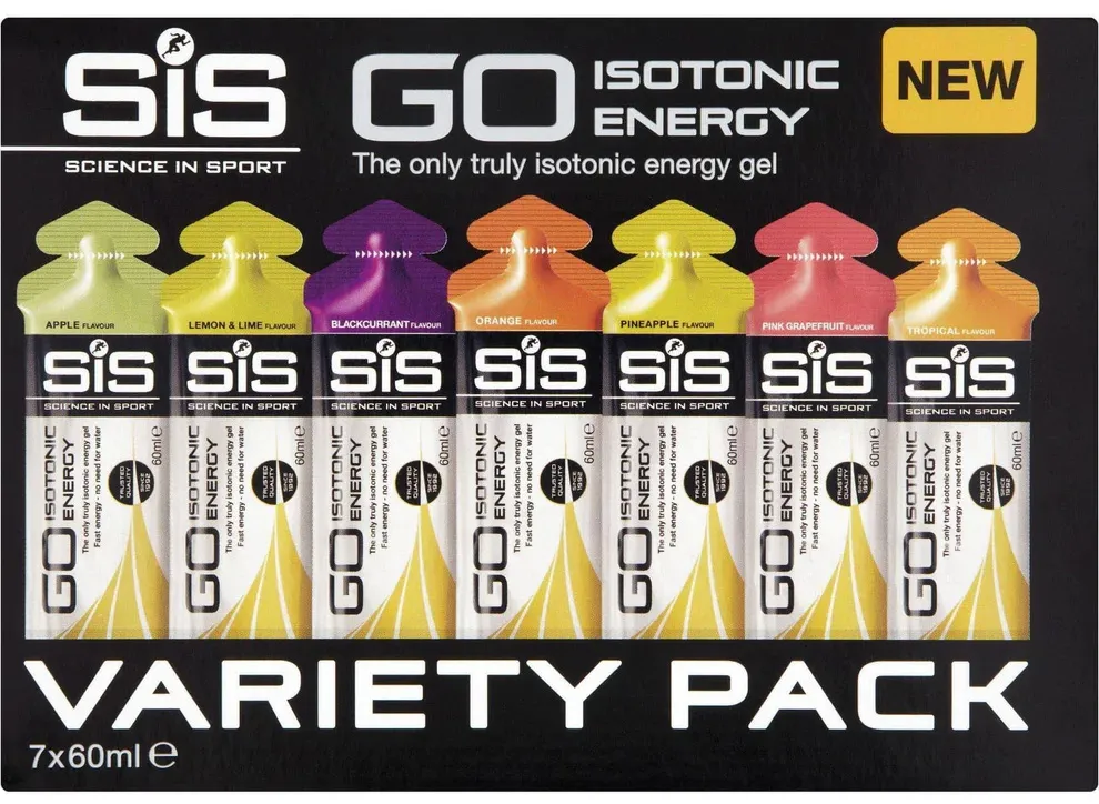 Гель SiS GO Isotonic Energy Gel Variety Pack 7x60ml Mixed