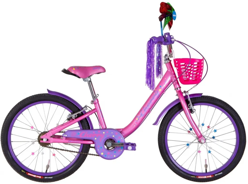 Велосипед 20" Formula CHERRY (2022) розовый с сиреневым