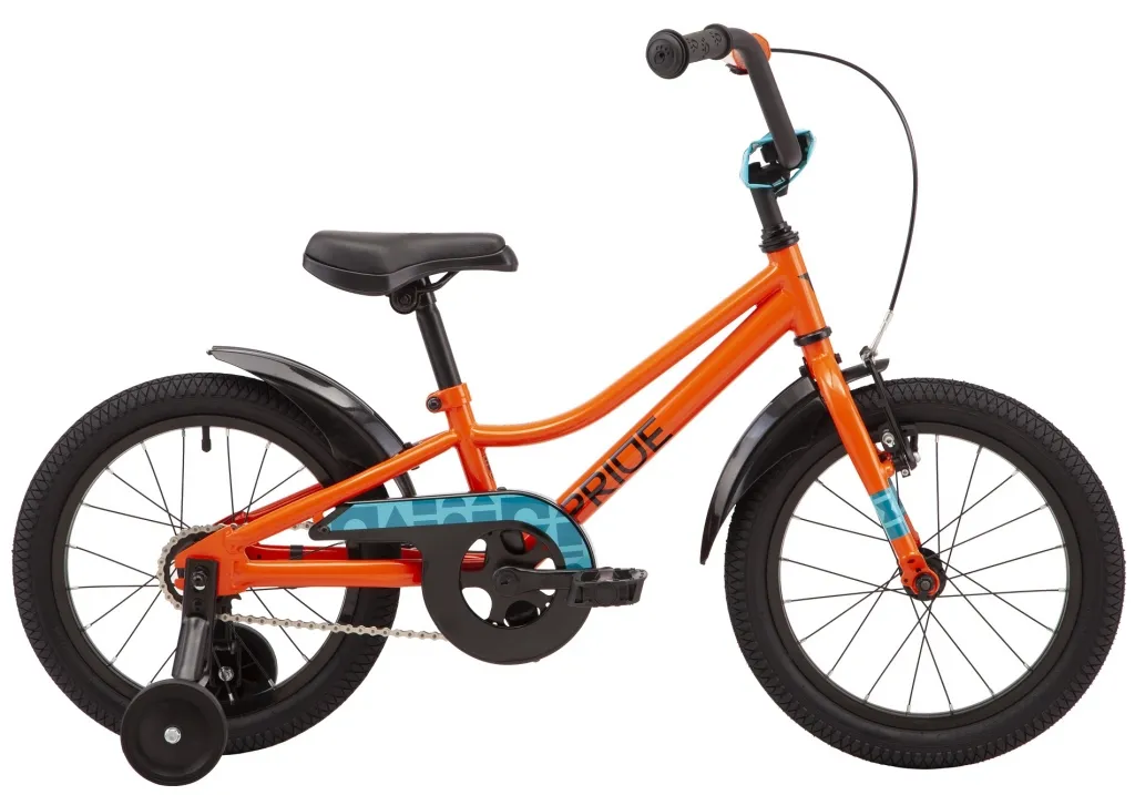 Велосипед 16" Pride Flash (2021) оранжевый