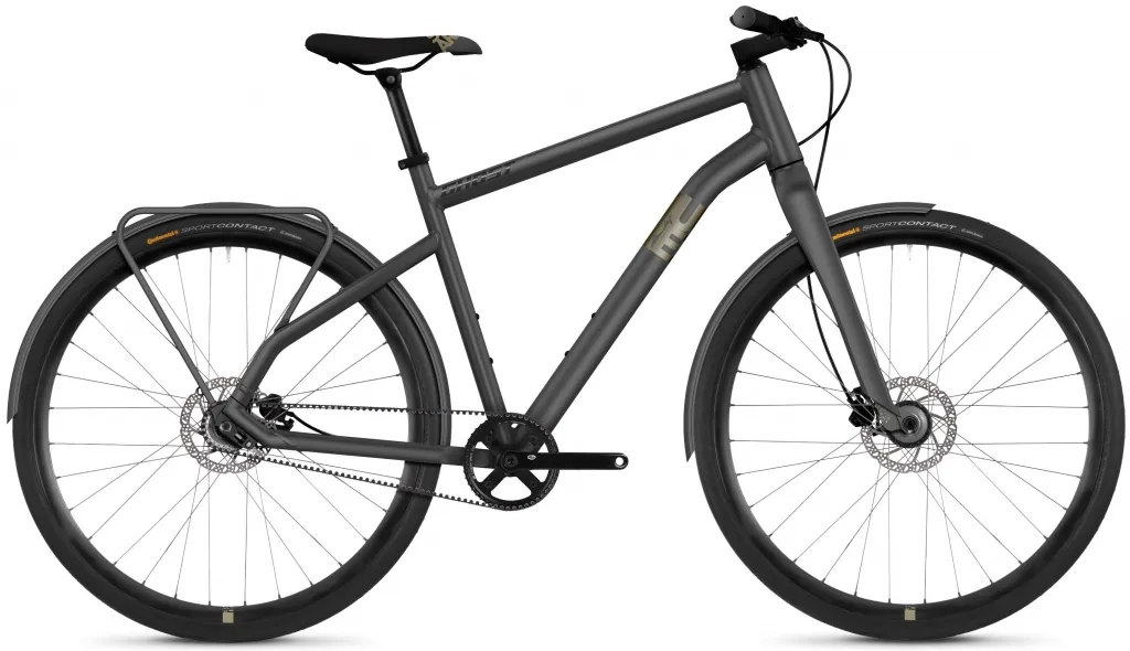 Велосипед 28" Ghost Square Urban 3.8 urban gray / tan / night black