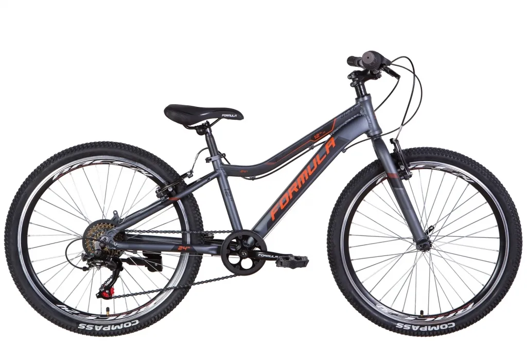 Велосипед 24" Formula ACID Vbr (2022) серо-оранжевый (м)