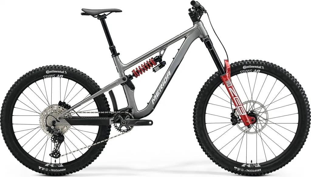 Велосипед 29-27.5" Merida ONE-SIXTY FR 800 (2026) silk gunmetal grey