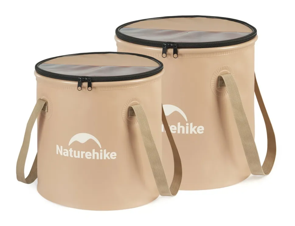 Відро складане Naturehike CNK2350CF010, 20L, beige