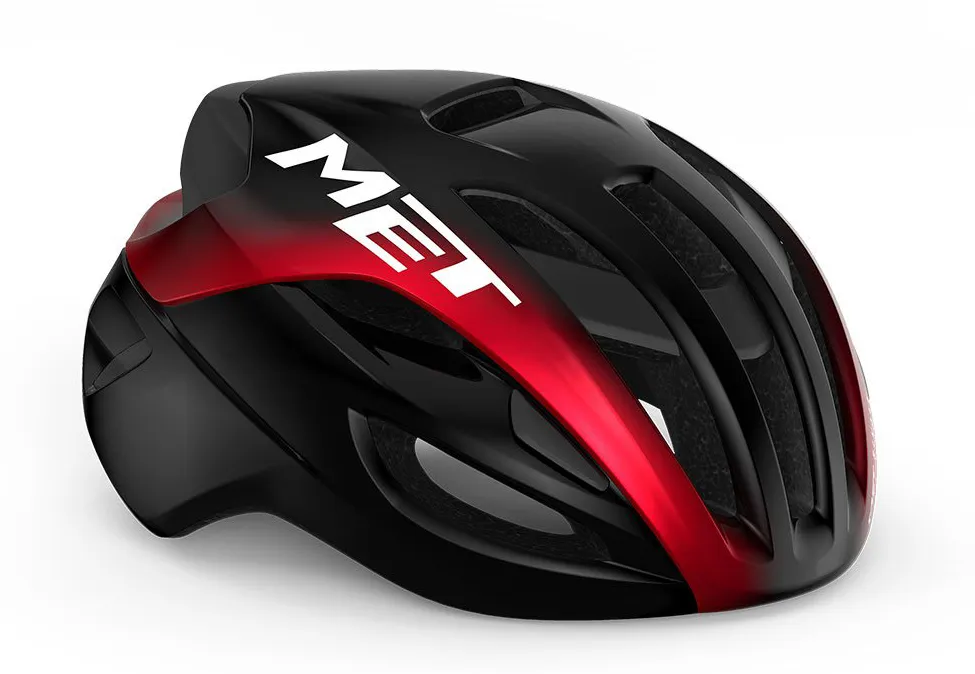 Шлем MET RIVALE (MIPS) black red metallic glossy