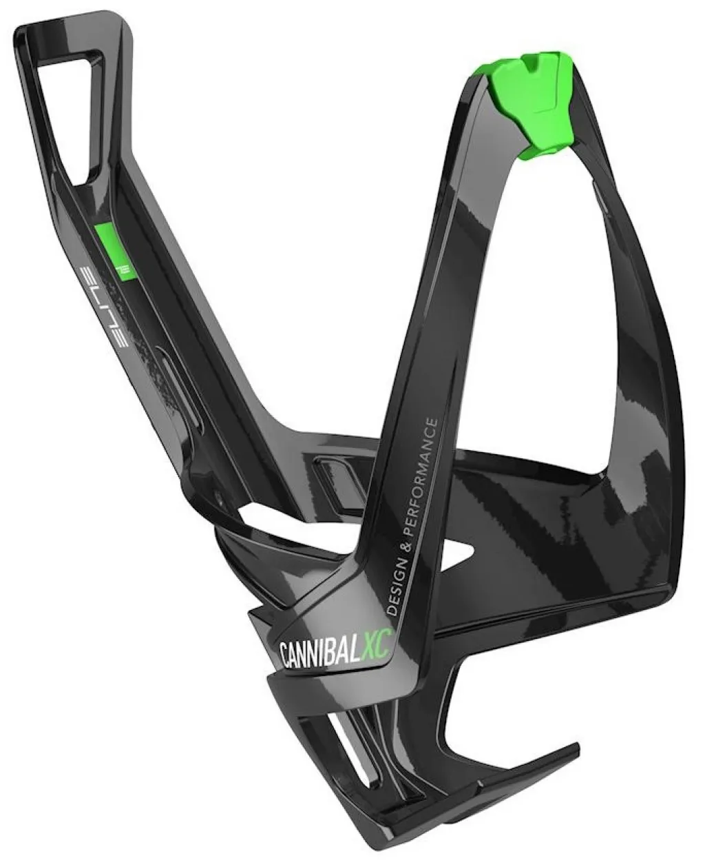 Флягодержатель ELITE Cannibal XC, black/green