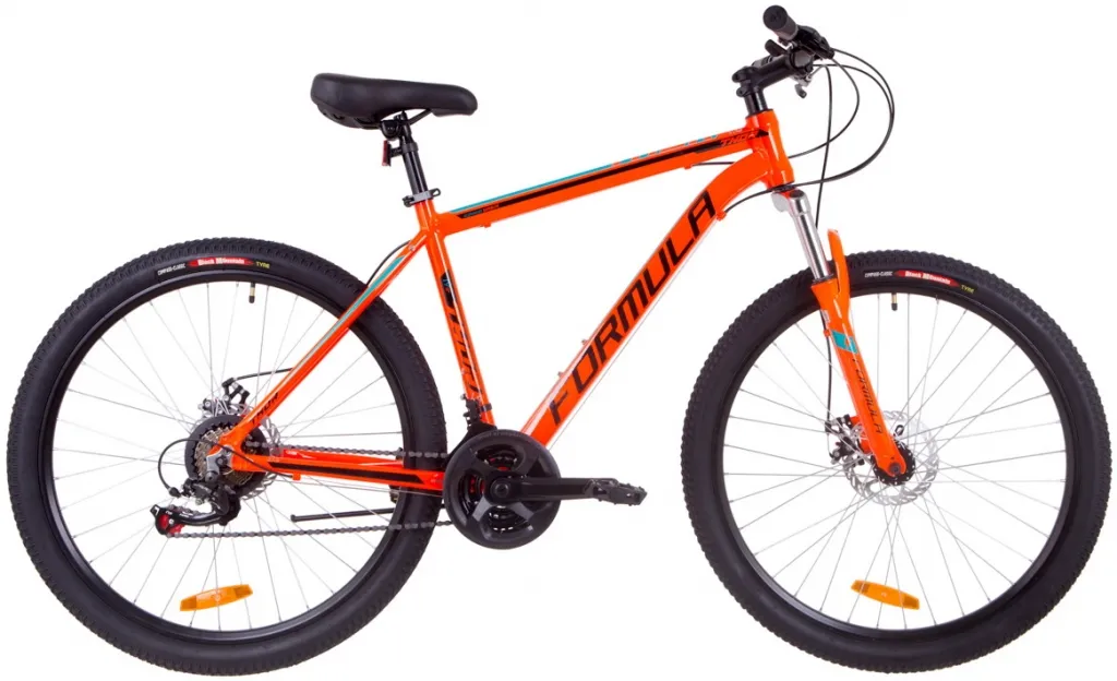Велосипед 27.5" Formula THOR 1.0 DD 2019 оранжево-черный с бирюзовым
