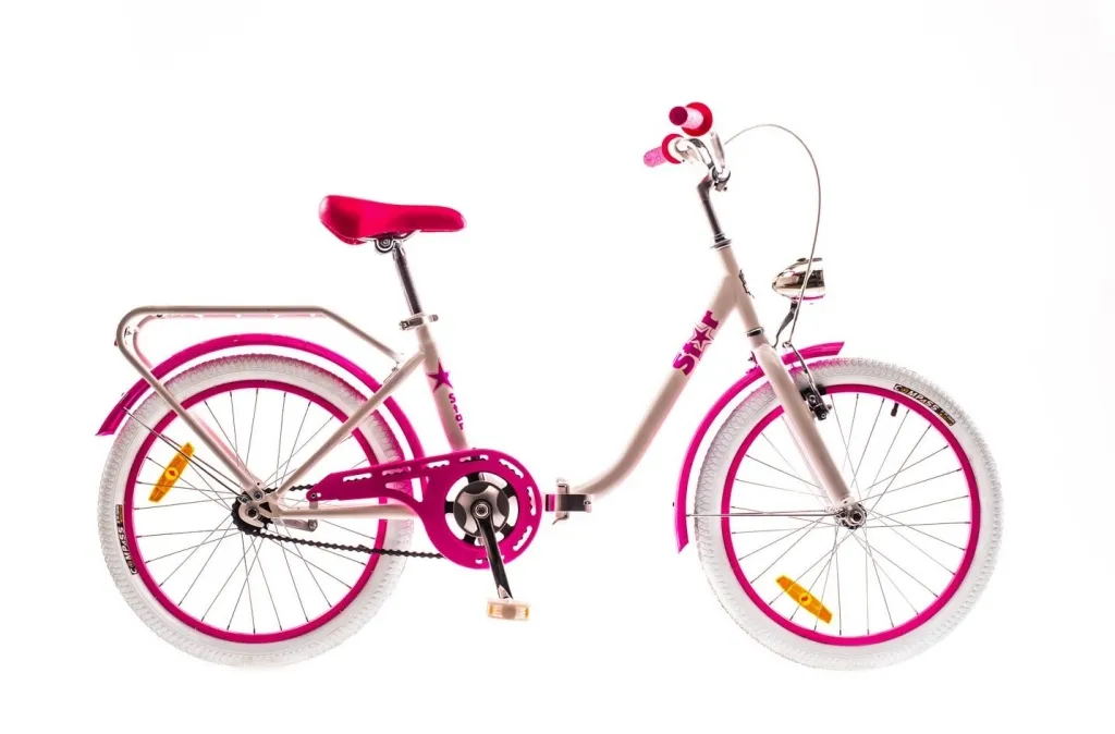 Велосипед Dorozhnik STAR 20" 2016 бело-розовый