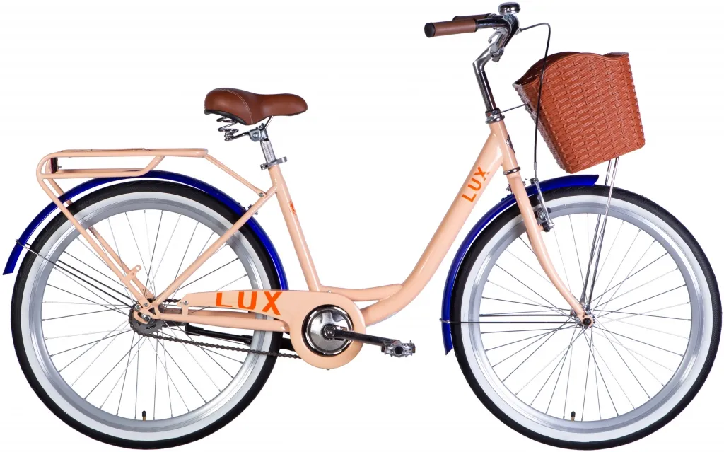 Велосипед 26" Dorozhnik LUX Velosteel (2025) пудровий 