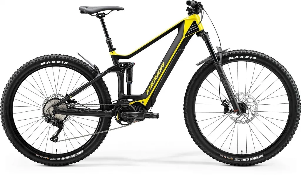 Электровелосипед 29" Merida eONE-FORTY 5000 (2020) glossy bright yellow/matt black
