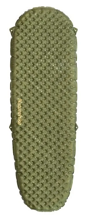 Матрас надувной овальный Naturehike CNH22DZ018 168 см, 70 мм, green