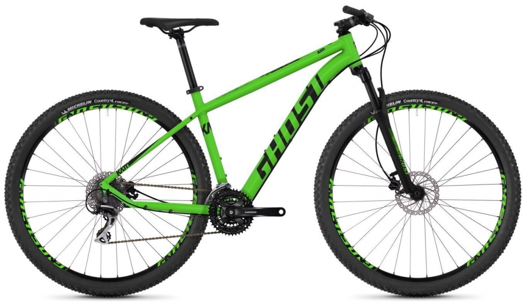 Велосипед 29" Ghost Kato 3.9 riot green / night black Велосипед 29" Ghost Kato 3.9 riot green / night black
