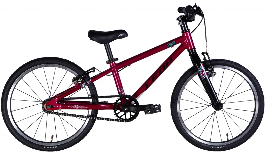 Велосипед 20" Leon GO Vbr FR (2025) малиновий
