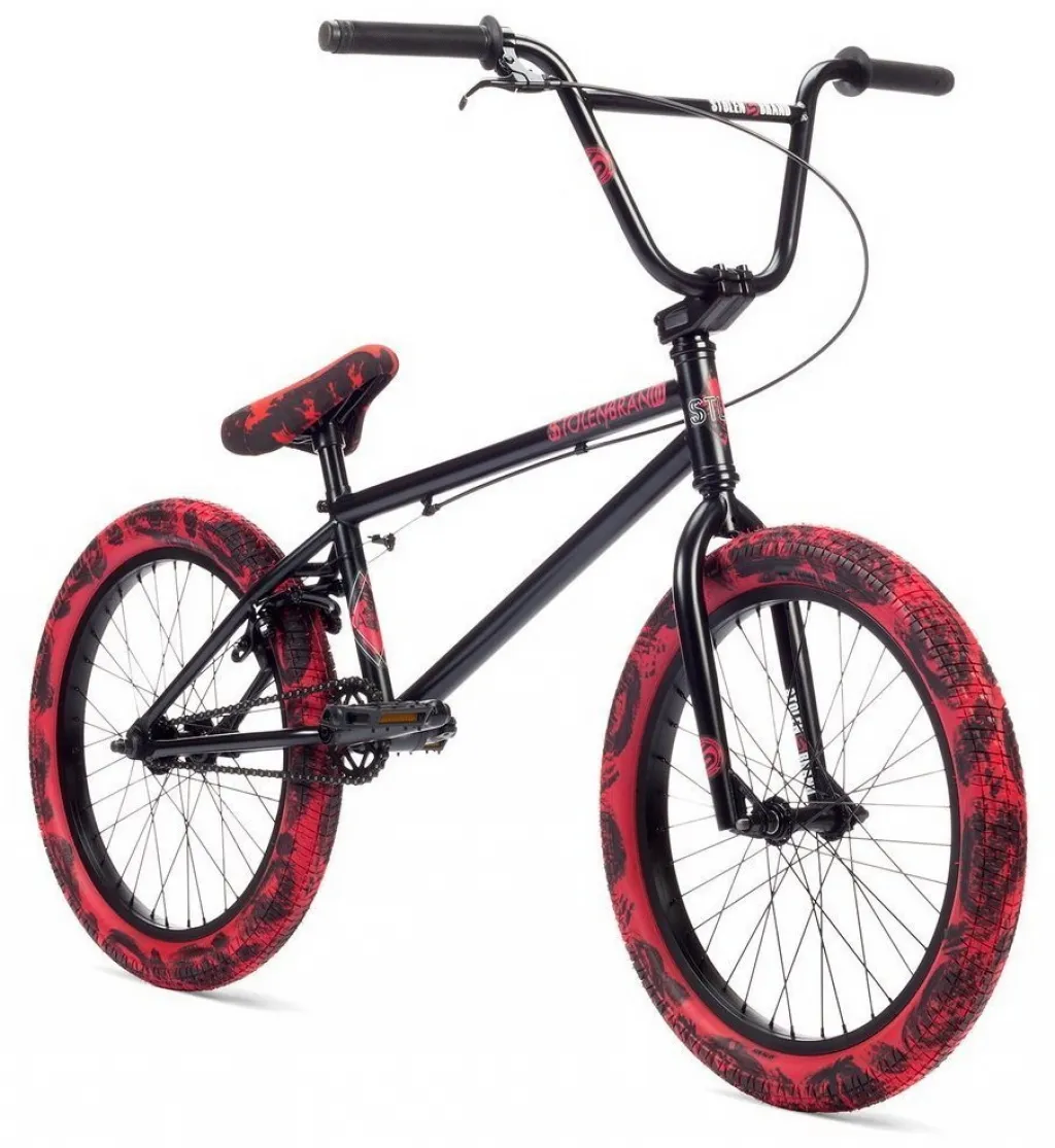 Велосипед BMX 20" Stolen CASINO XL 1 (21.00") 2019 black/red tie dye