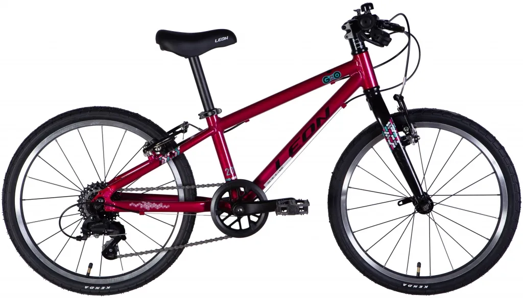 Велосипед 20" Leon GO 7 Vbr CS (2025) малиновий