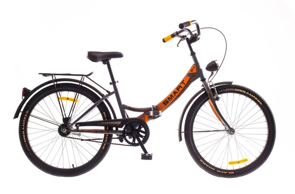 Велосипед Dorozhnik SMART 24" 2016 серый с оранжевым