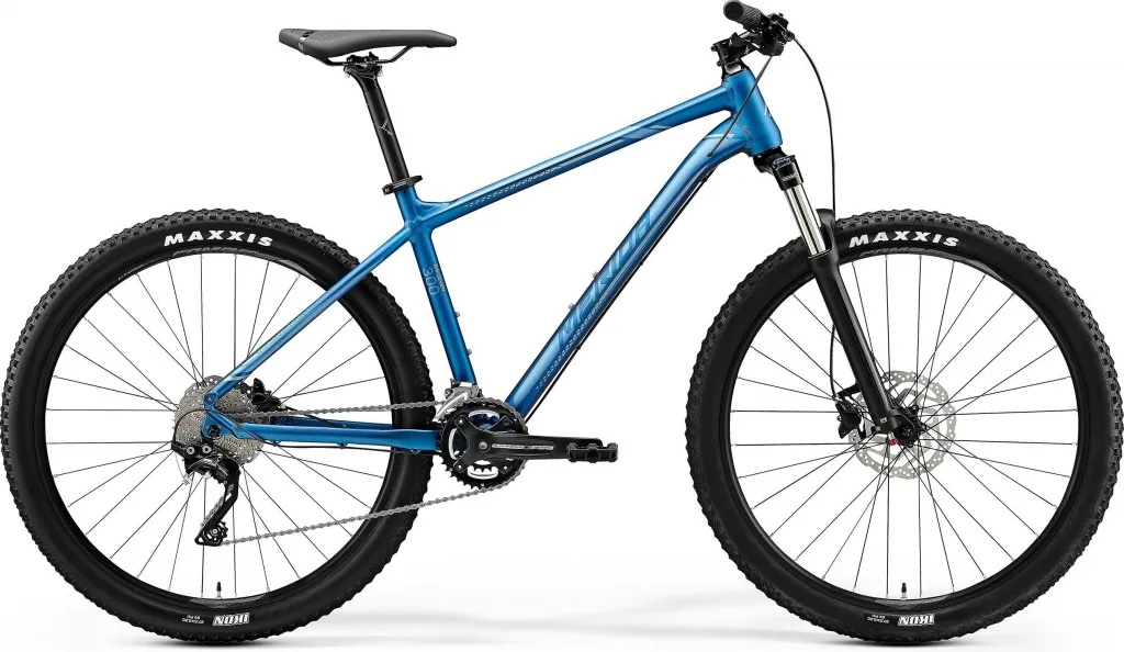 Велосипед 27.5" Merida BIG.SEVEN 300 (2020) matt light blue (glossy blue / silver)