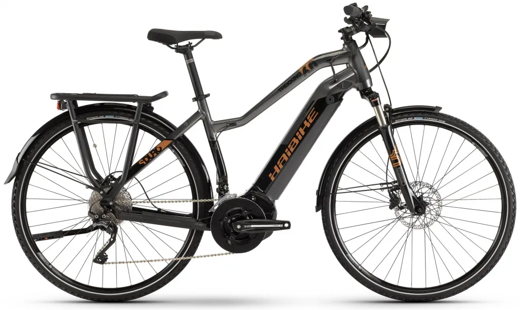 Велосипед 28" Haibike SDURO Trekking 6.0 low-step i500Wh 2019 чорно-сірий