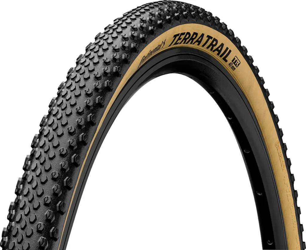 Покрышка 28" 700x35C (35-622) Continental Terra Trail (ShieldWall System) black/cream foldable TPI 3/180 (420g)