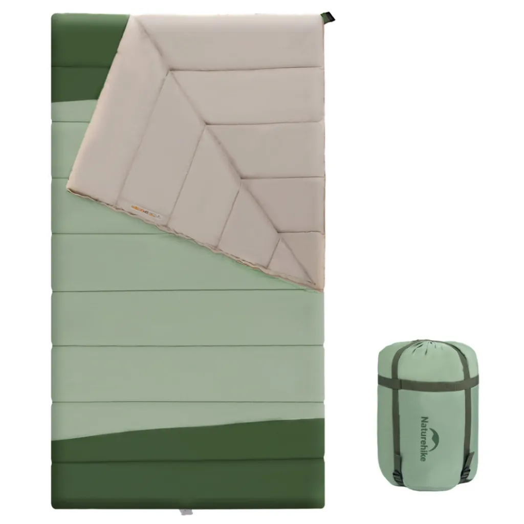 Спальный мешок Naturehike CNK2300019 (7°C) 200 см (левый), green