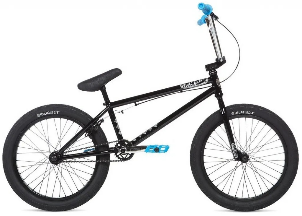Велосипед BMX 20" Stolen HEIST (2020) black, blue & chrome