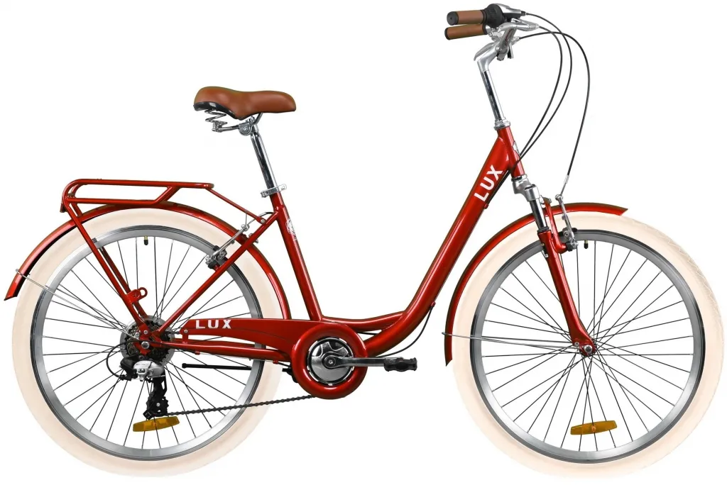 Велосипед 26" Dorozhnik LUX AM (2020) рубиновый