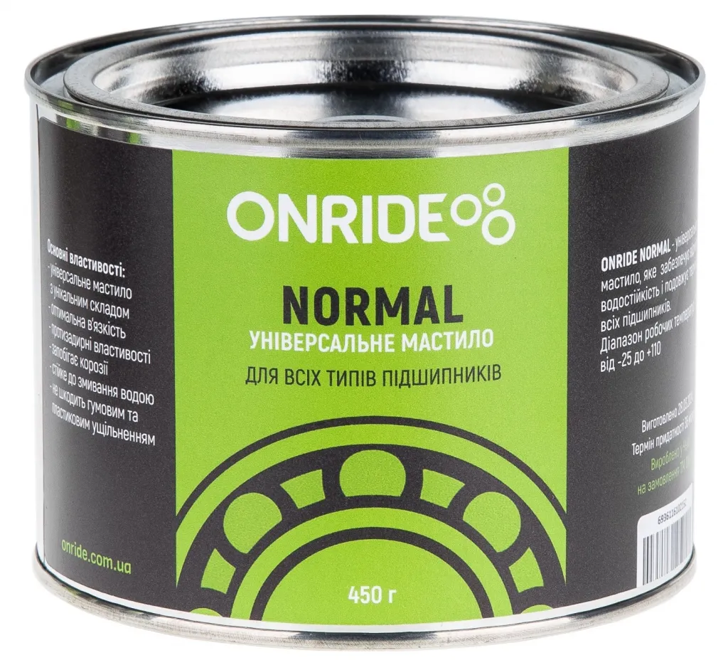 Смазка густая для подшипников ONRIDE NORMAL серия Brown густая (450 г) Смазка густая для подшипников ONRIDE NORMAL серия Brown густая (450 г)