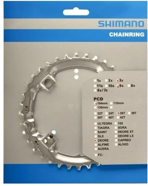 Зірка шатунів Shimano FC-M510 36 зуб., 9 швидкостей