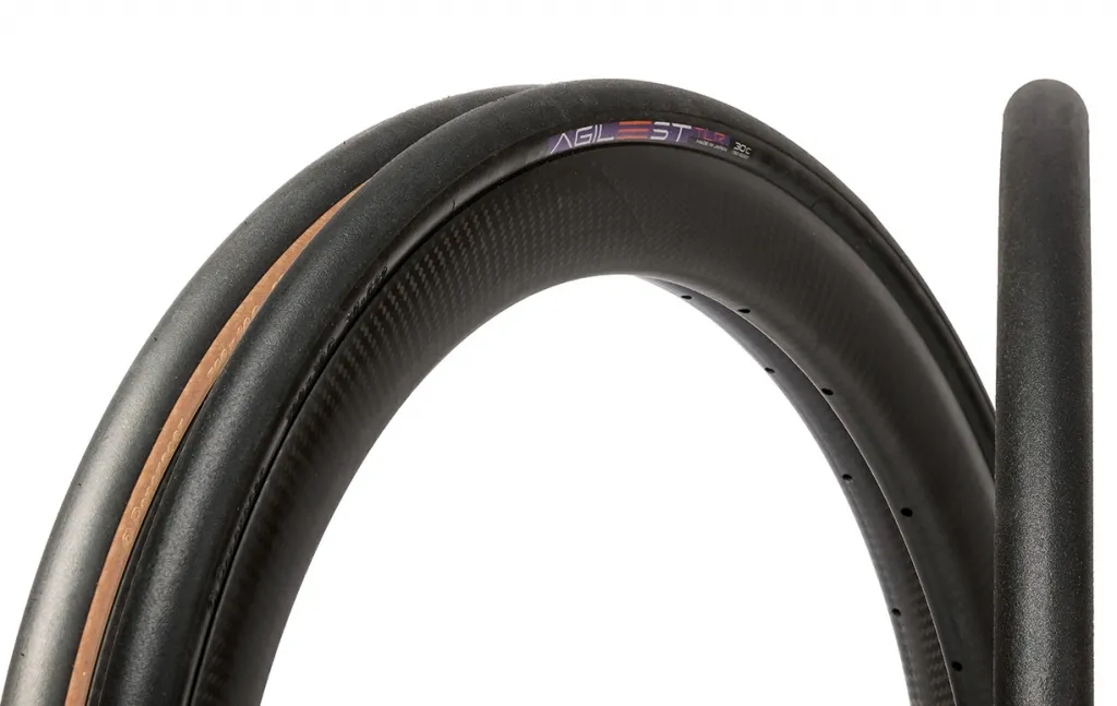 Покрышка 28" 700x30C (30-622) Panaracer Agilest Folding TLR 120TPI black/amber