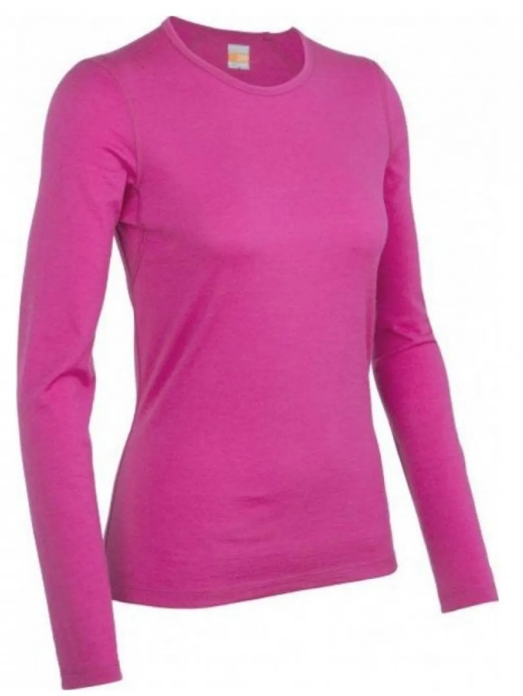 Термофутболка с длинным рукавом ICEBREAKER BF 200 Oasis LS Crewe WMN magenta
