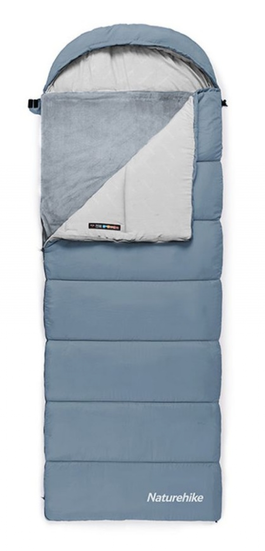 Спальный мешок Naturehike BE400 CNK2300SD021 (-1/6°C) 220 см (правый), grey