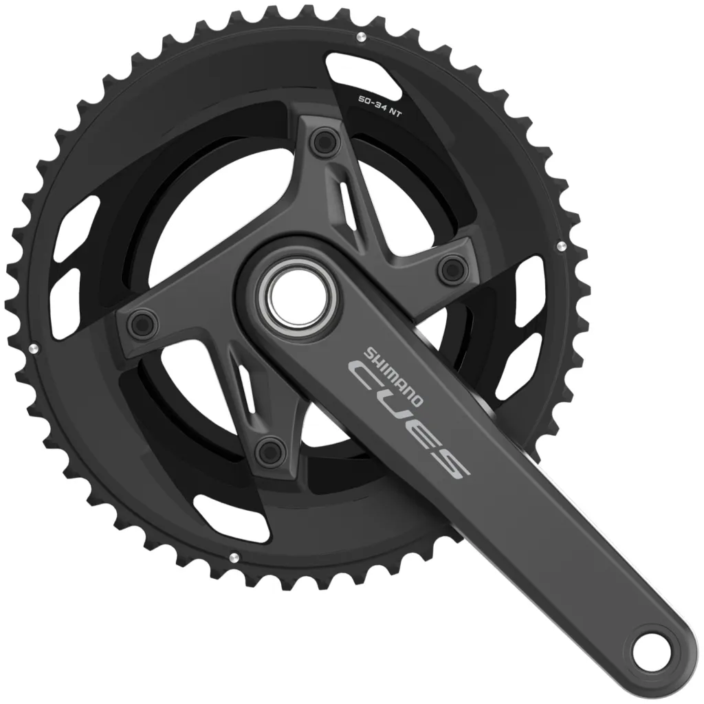 Шатуни Shimano FC-U6040-2 CUES 9/10/11-speed 50/34T 175mm, інтегр. вісь