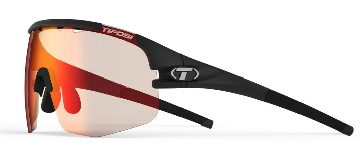 Очки Tifosi Sledge Lite Matte Black с линзами Clarion Red Fototec