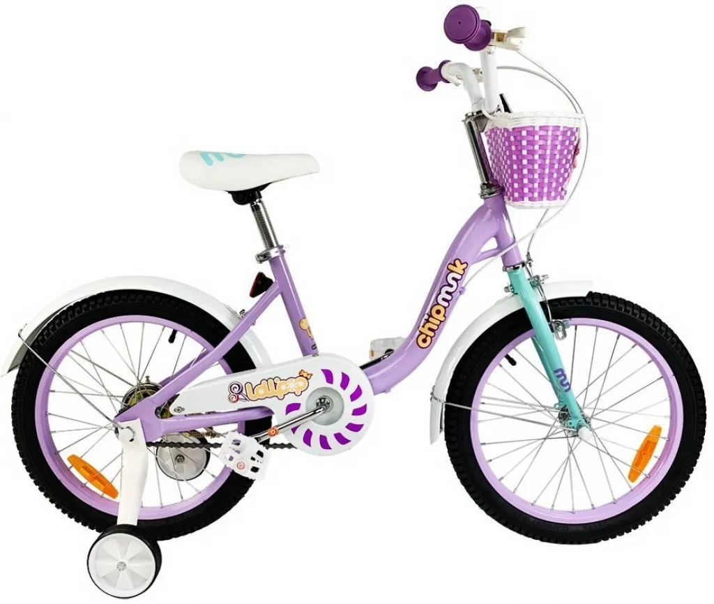 Велосипед 16" RoyalBaby Chipmunk MM Girls 16 (OFFICIAL UA) фиолетовый