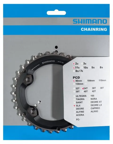 Зірка шатунів Shimano FC-M7000-2, 34зуб.-BB для 34-24T