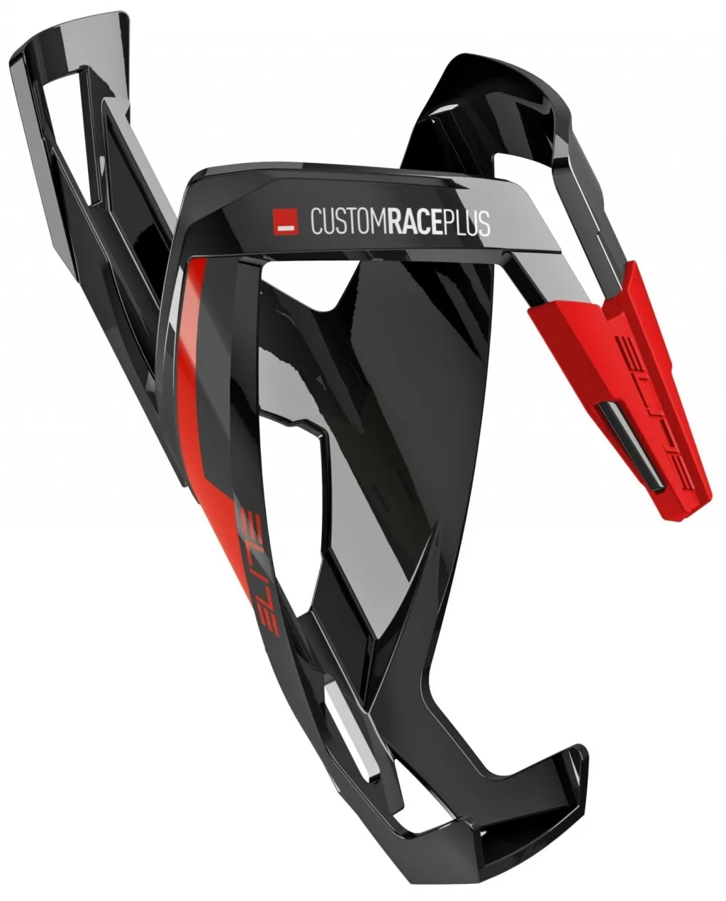 Фляготримач ELITE Custom Race Plus, black/glossy red