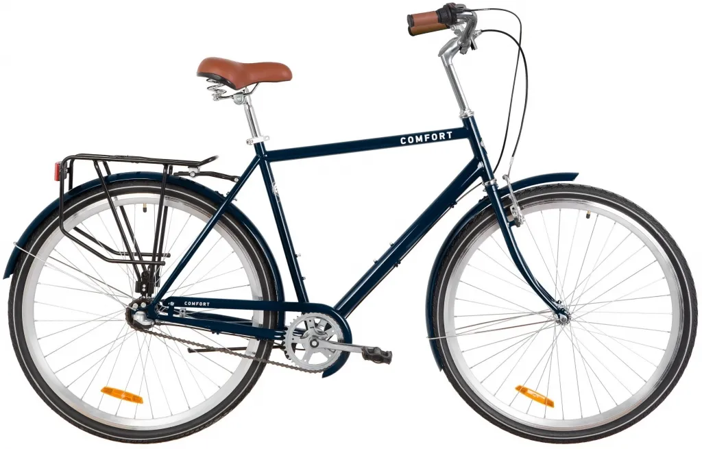 Велосипед 28" Dorozhnik COMFORT MALE PH (2020) синий (планетарная втулка)