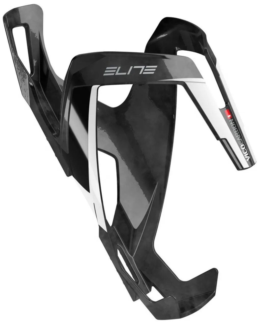 Флягодержатель ELITE Vico Carbon, black/glossy white