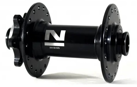 Втулка передня NOVATEC D041SB 36H 15x110mm, алюм. black Втулка передня NOVATEC D041SB 36H 15x110mm, алюм. black