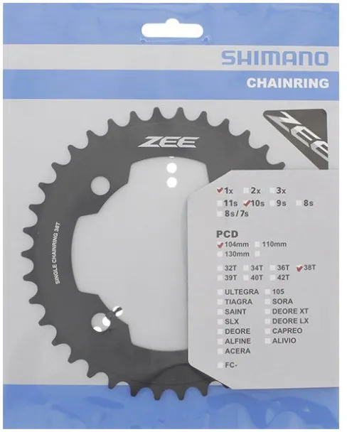 Звезда шатунов Shimano FC-M640 ZEE, 38зуб. Звезда шатунов Shimano FC-M640 ZEE, 38зуб.