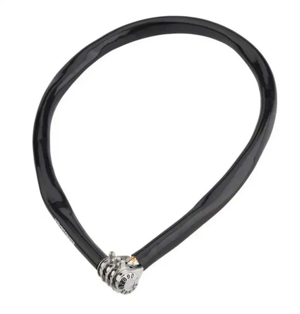Замок KRYPTONITE KEEPER 665 трос 6x65mm кодовый black Замок KRYPTONITE KEEPER 665 трос 6x65mm кодовый black