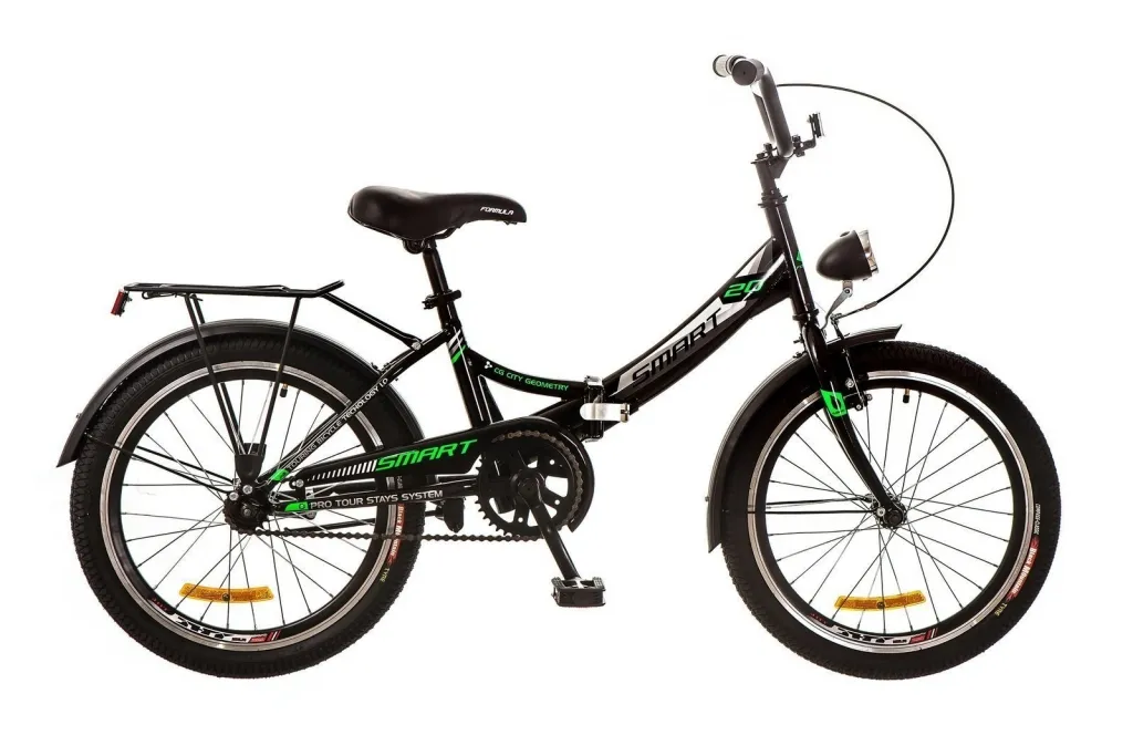 Велосипед Formula Smart 20" 2017 черно-зеленый