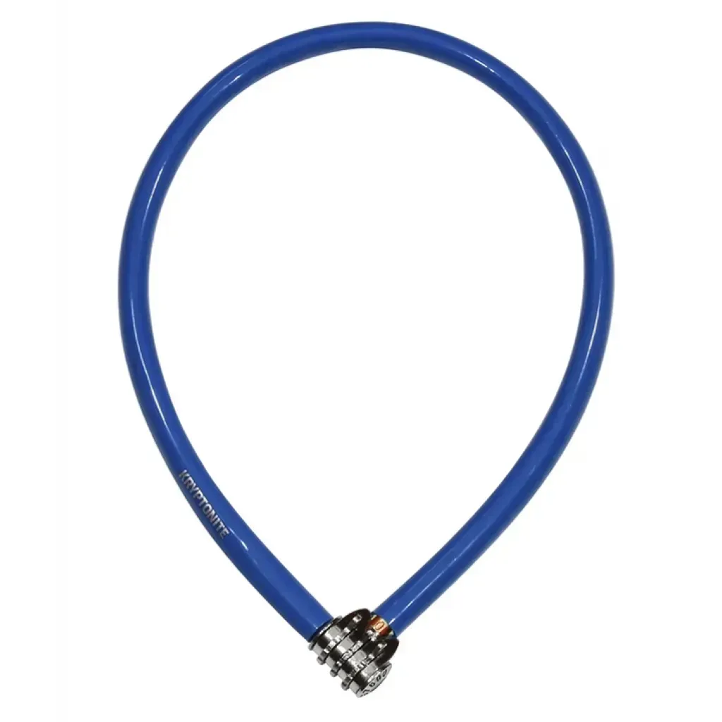 Замок KRYPTONITE KEEPER 665 трос 6x65mm кодовый blue Замок KRYPTONITE KEEPER 665 трос 6x65mm кодовый blue