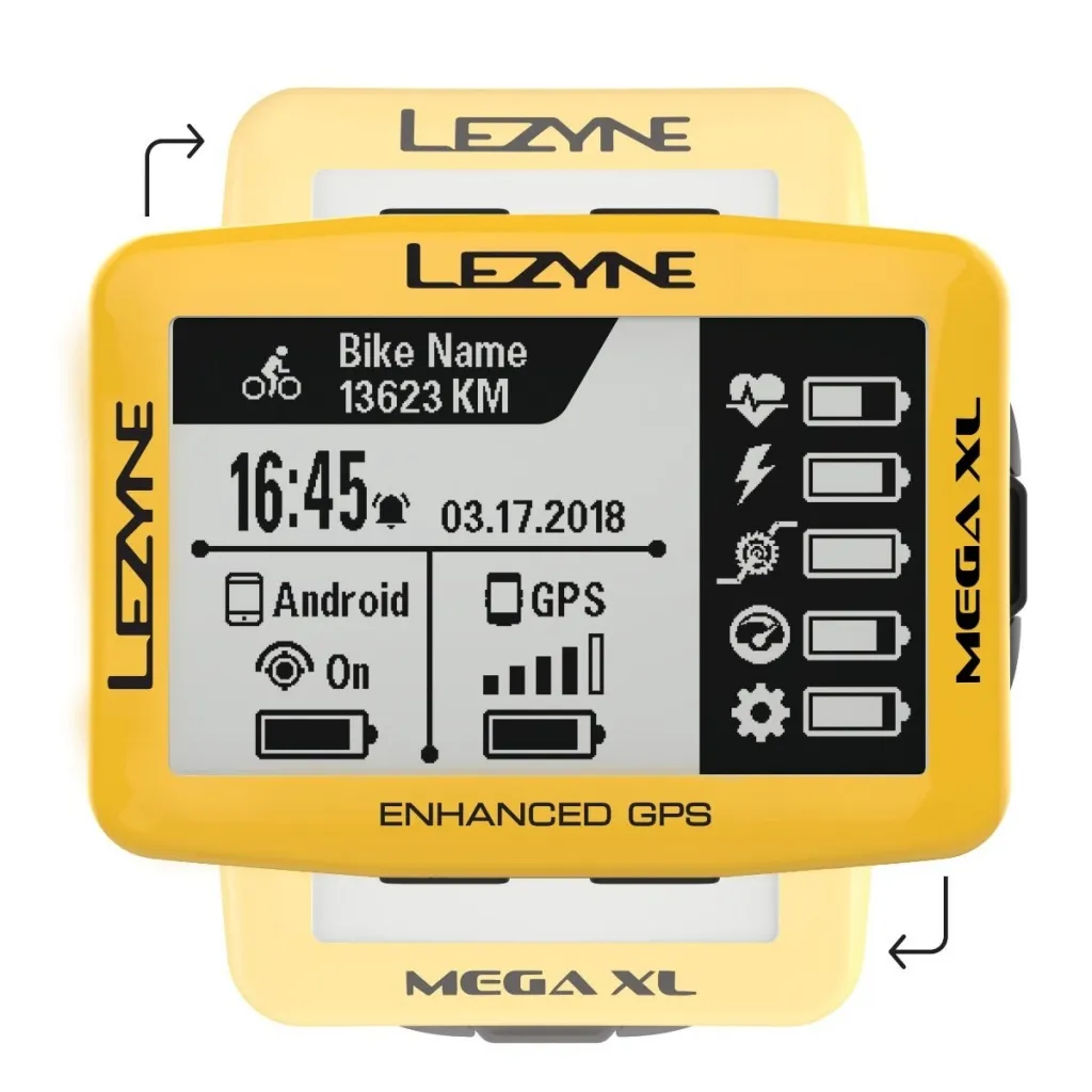 Велокомпьютер Lezyne Mega XL GPS Limited Yellow Edition