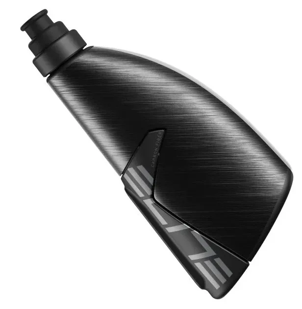 Фляга с флягодержателем ELITE Crono CX Carbon 2024, 500ml, black