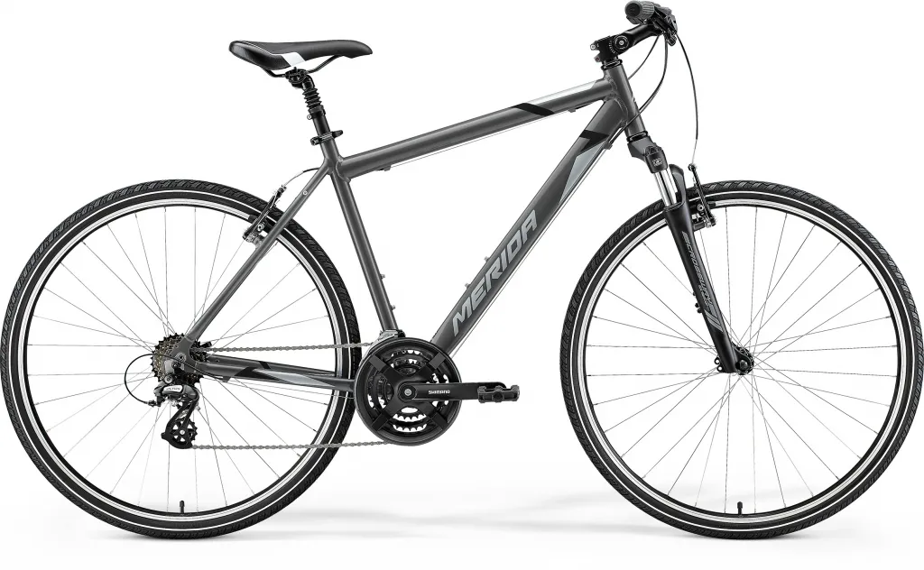 Велосипед 28" Merida CROSSWAY 10-V (2021) silk anthracite(grey/black)