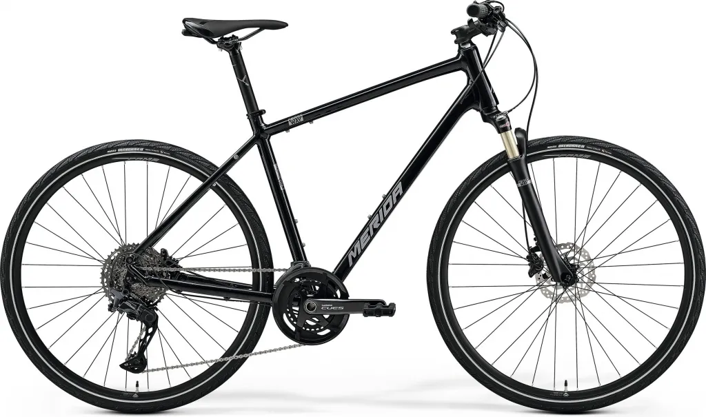 Велосипед 28" Merida CROSSWAY 700 (2024) glossy black