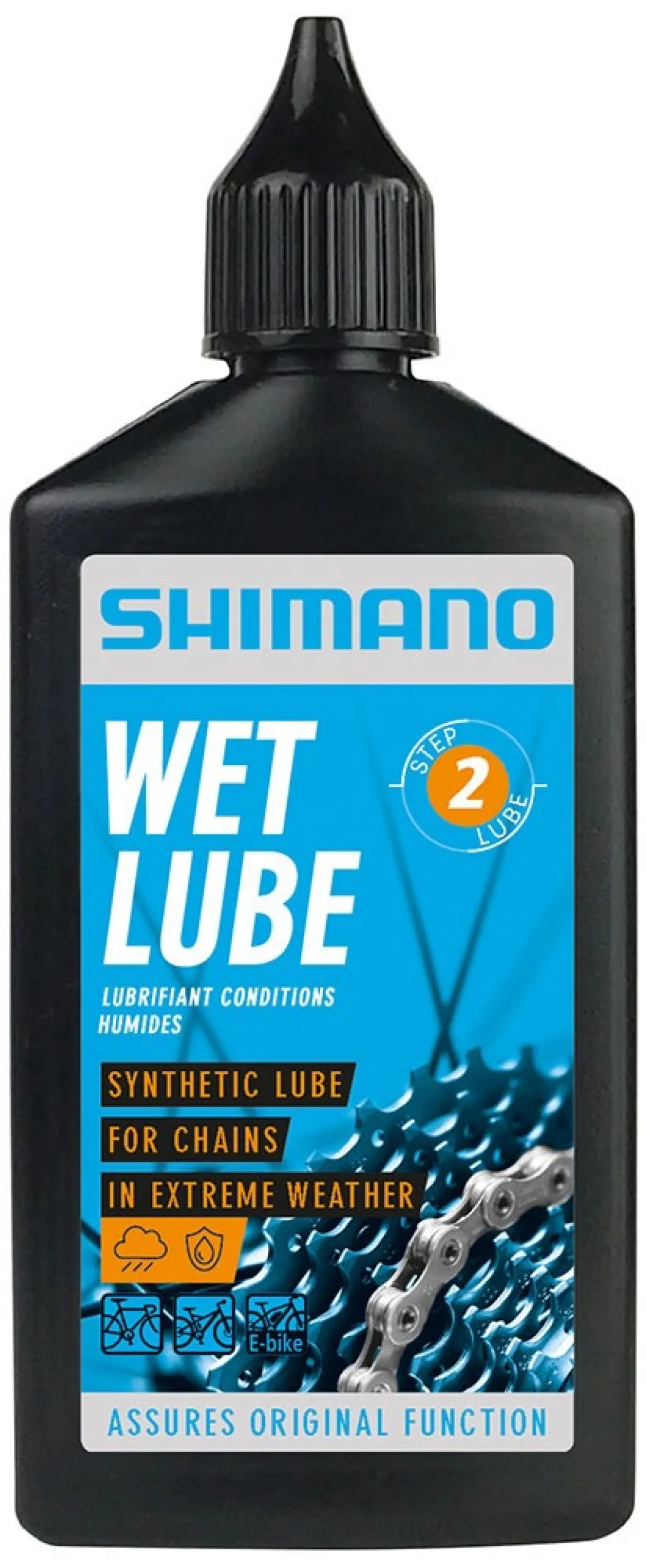 Мастило ланцюга Shimano Wet Lube для мокрої погоди, 100мл
