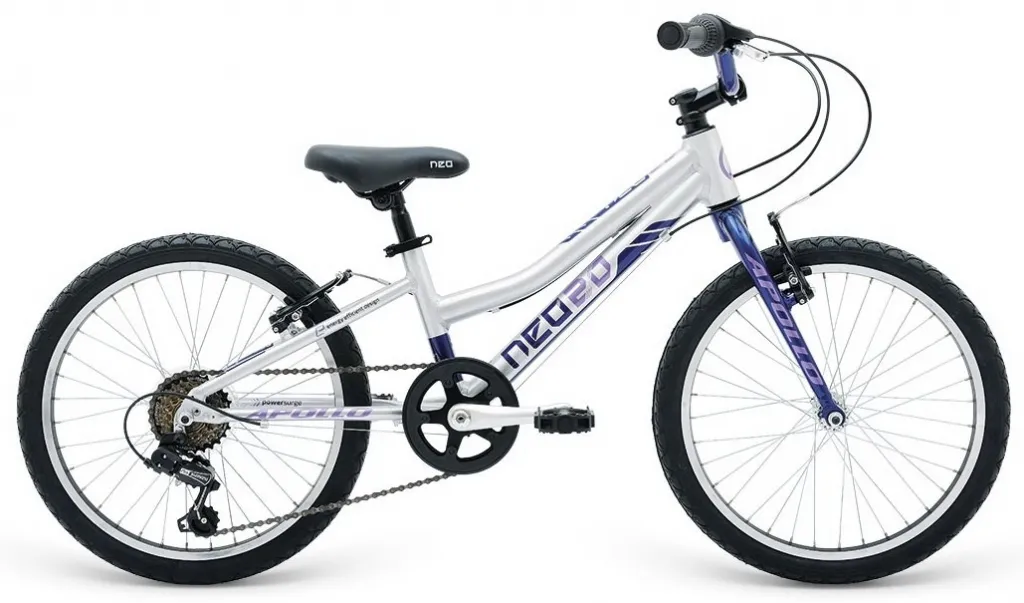 Велосипед 20" Apollo Neo 6s girls синій / бузковий